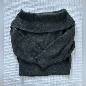 Off Shoulder Knit Sweater
